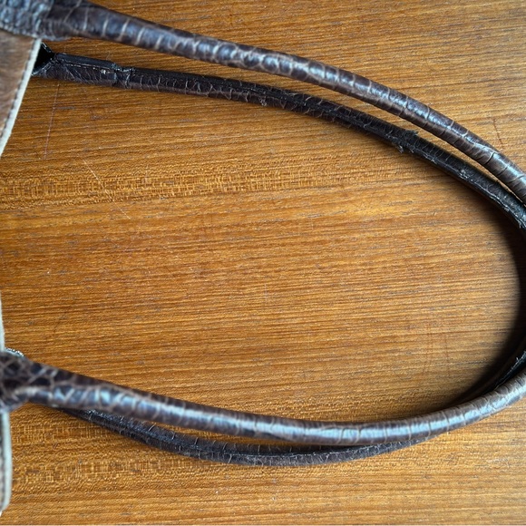 Maurizio Taiuti Brown and White Haircalf Tote - Picture 5 of 14